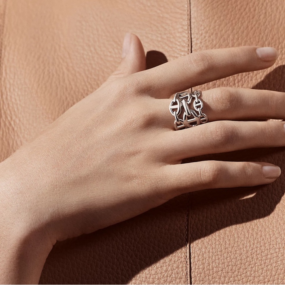 Chaine d'ancre Enchainee ring